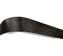 Карниз Эскар классика в сборе 2-х рядный, снейк бронза, 7 см, 2,2 м, 148440220