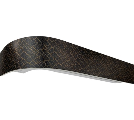 Карниз Эскар классика в сборе 2-х рядный, снейк бронза, 7 см, 2,2 м, 148440220