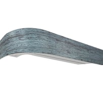 Карниз Эскар классика в сборе 3-х рядный, голубое дерево, 7 см, 2,0 м, 131450200