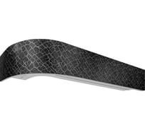 Карниз Эскар классика в сборе 2-х рядный, снейк серебро, 7 см, 2,8 м, 147440280