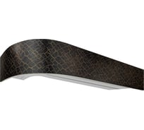 Карниз Эскар классика в сборе 3-х рядный, снейк бронза, 7 см, 1,6 м, 148450160