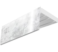 Карниз Эскар эконом+ в сборе 3-х рядный, туман, 7 см, 3,5 м, 133430350