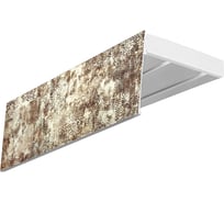 Карниз Эскар эконом+ в сборе 2-х рядный, поталь, 7 см, 2,6 м, 151420260