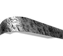 Карниз Эскар классика в сборе 3-х рядный, гриджио, 7 см, 1,6 м, 135450160