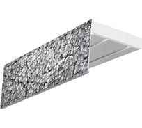 Карниз Эскар эконом+ в сборе 2-х рядный, гранит, 7 см, 1,6 м, 137420160