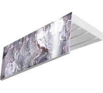 Карниз Эскар эконом+ в сборе 3-х рядный, фьюжн, 7 см, 1,6 м, 132430160