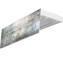 Карниз Эскар эконом+ в сборе 2-х рядный, титан, 7 см, 1,8 м, 138420180