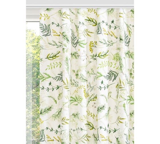 Комплект интерьерных штор для гостиной, спальни, кухни Altali 2 шт., 150x270 см, коллекция хвоя 175-3047/1