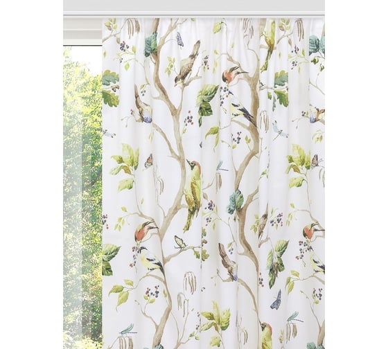 Комплект интерьерных штор для гостиной, спальни, кухни Altali 2 шт. 150x270 см, коллекция большая прогулка 175-2147/1