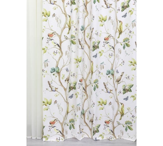Комплект интерьерных штор для гостиной, спальни, кухни Altali 2 шт. 150x270 см, коллекция большая прогулка 175-2147/1