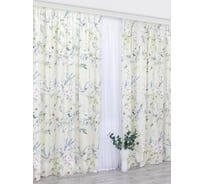 Комплект интерьерных штор для гостиной, спальни, кухни Altali 2 шт., 150x270 см, коллекция райский сад 175-1921/1