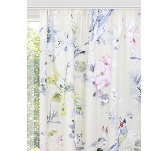 Комплект интерьерных штор для гостиной, спальни, кухни Altali 2 шт., 150x270 см, коллекция райский сад 175-1921/1