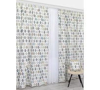 Комплект интерьерных штор для гостиной, спальни, кухни Altali 2 шт., 150x270 см, коллекция эннеди 175-2150/1