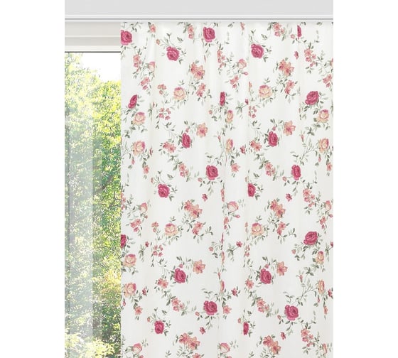 Комплект интерьерных штор для гостиной, спальни, кухни Altali 2 шт., 180x270 см, коллекция жасмин 787-1810/1