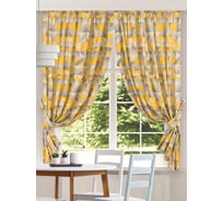 Комплект коротких штор для кухни с подхватами Altali 2 шт., 136x180 см, коллекция кордильеры 108-2143/1