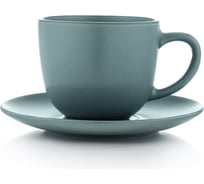 Чашка с блюдцем Walmer GLOBAL 220 мл, серая W37000116