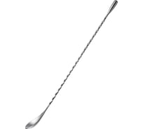 Барная ложка для коктейлей SHINY KITCHEN серебристая 27902