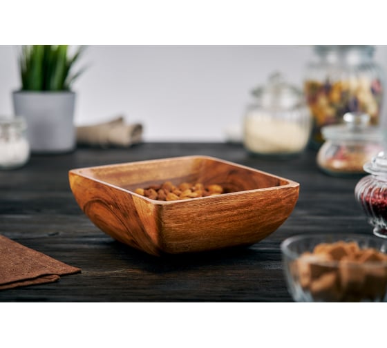 Квадратная миска Walmer ORGANIC 20x20 см W37000929