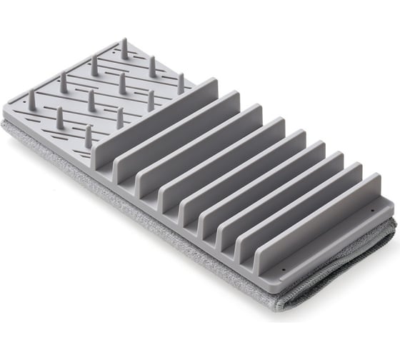 Коврик для сушки посуды SHINY KITCHEN микрофибра G0150