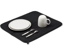 Коврик для сушки посуды SHINY KITCHEN черный B0232