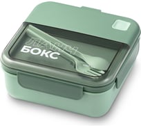 Пластиковый ланч-бокс с приборами SHINY KITCHEN 1000 мл 50351