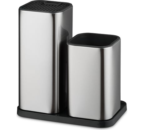 Подставка для ножей и столовых приборов SHINY KITCHEN 2 губки G0195