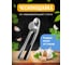 Ручная чеснокодавка из нержавеющей стали SHINY KITCHEN A1901 2