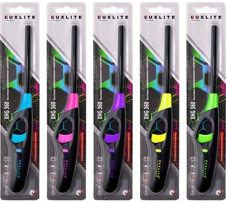 Зажигалки пьезо Luxlite XHG 360 BLACK SP 200 2349