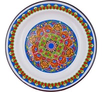 Эмалированное блюдо Сибирские товары 3 л, с арабским орнаментом СП4418