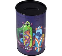 Копилка Феникс+ СКЕЙТЫ 15,7x10x10 см, металл, полноцветная печать, ПЭТ-пакет 60445