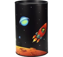 Копилка Феникс+ КОСМОНАВТ НА ДИНОЗАВРЕ 15,7x10x10 см, металл, полноцветная печать, ПЭТ-пакет 60443