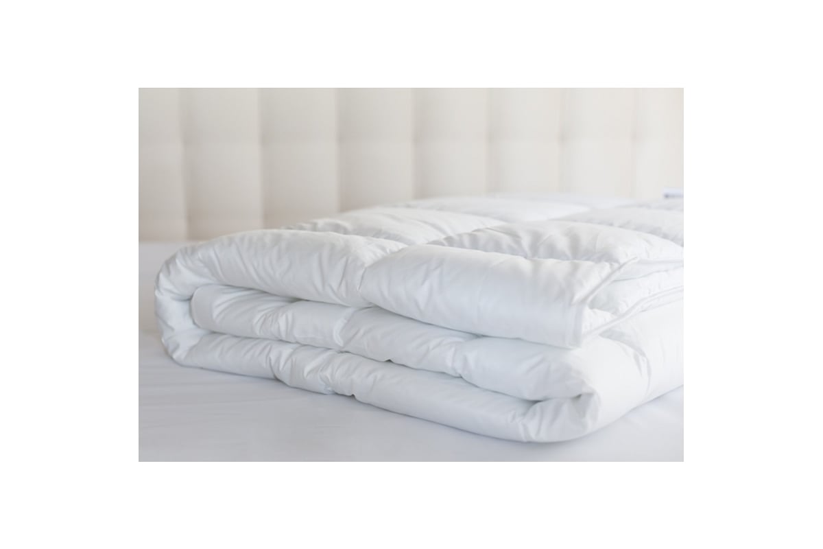 Стеганое одеяло Мягкий сон cotton downflex night aura 205x172 см, белое  ОЛ_NA-2502у - выгодная цена, отзывы, характеристики, фото - купить в Москве  и РФ