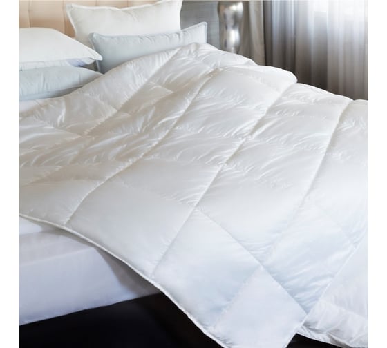 Стеганое одеяло Мягкий сон cotton downflex night aura 205x172 см, белое ОЛ_NA-2502у