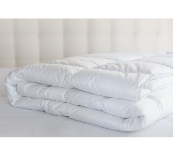 Стеганое одеяло Мягкий сон cotton downflex night aura 220x200 см, белое ОЛ_NA-2503у