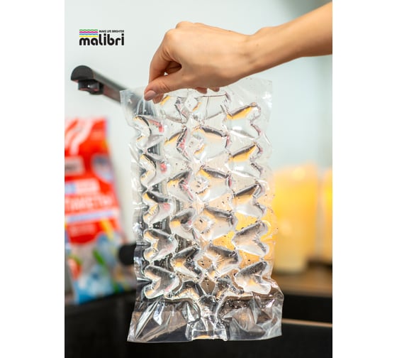Пакеты для заморозки льда Malibri big pack 1280 сердец 1003-029