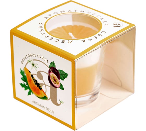 Ароматическая свеча Aromantique Фруктовое суфле 60 г АМ40603