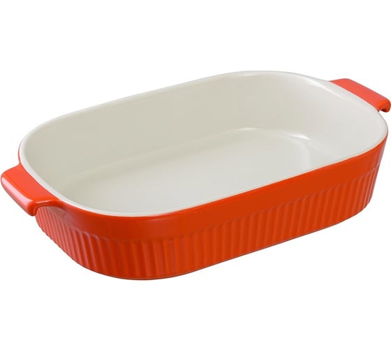 Блюдо для запекания Liberty Jones Soft Ripples, 29,2x18,2 см, красное LJ000064