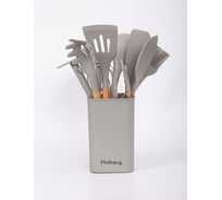 Набор кухонных принадлежностей Ridberg 12 шт., серый 1211315