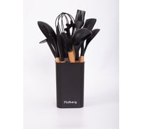 Набор кухонных принадлежностей Ridberg 12 шт., черный 1211318