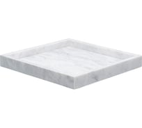 Поднос Bergenson Bjorn Marm, 25x25 см, белый мрамор BB000088