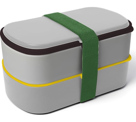 Ланч-бокс Smart Solutions с приборами Food Time, 1 л, серый SS-LBDL-PP-GR-1 1