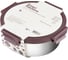 Ланч-бокс Smart Solutions стальной со стеклянной крышкой, 1,5 л, сливовый SFE-SS-LB-ST-GLS-PL-1.5 5
