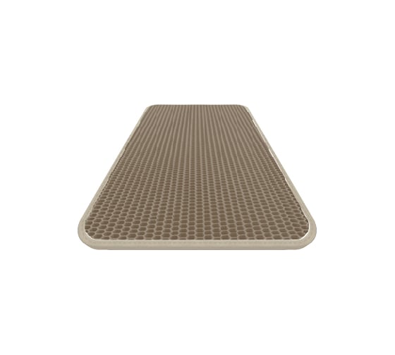 Коврик DuffCar eva 40x30 сота бежевый кант бежевый 4855-2-1-1