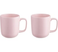 Набор кружек Liberty Jones Simplicity, 410 мл, розовые, 2 шт. LT_LJ_MGSM_CRR_410