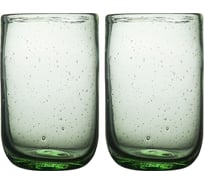 Набор стаканов Liberty Jones Flowi, 510 мл, зеленые, 2 шт. HM-LJ-FL-CPGLS-G510-2