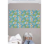 Придверный коврик в прихожую JOYARTY с принтом Настроение весна, 45х75 см door_423887