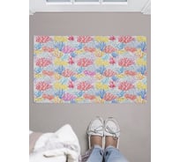 Придверный коврик в прихожую JOYARTY с принтом Коралловые рифы, 45х75 см door_423838