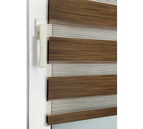 Миниролло Эскар меланж коричневый, день-ночь, 55x170 см 80070055170