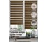 Миниролло Эскар меланж коричневый, день-ночь, 55x170 см 80070055170 2