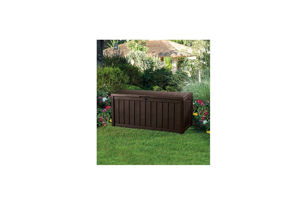 Сундук Keter GLENWOOD STORAGE BOX 390 L коричневый 230399 выгодная
